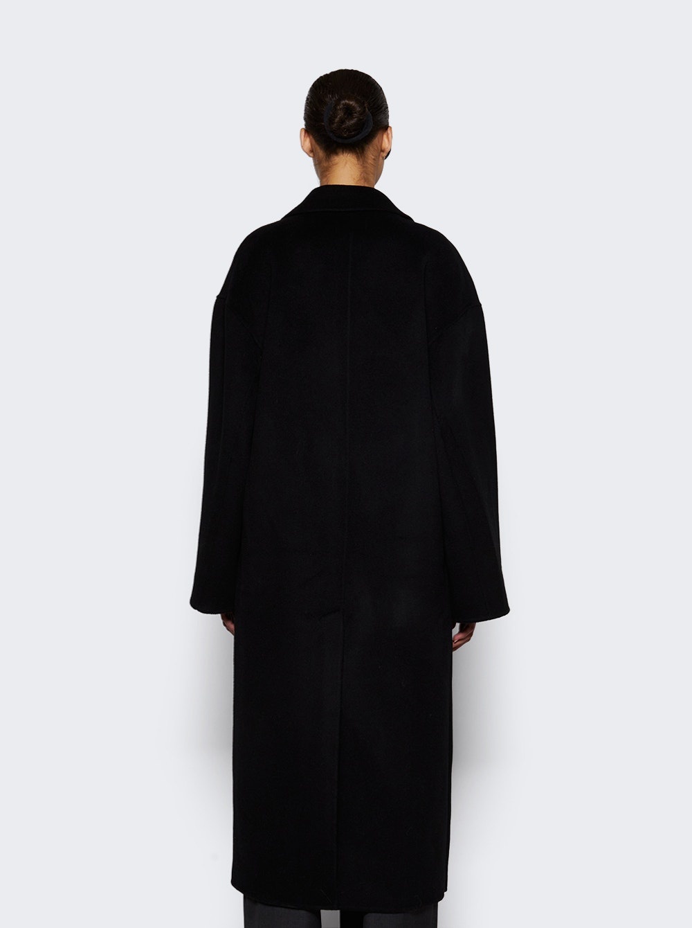 Borneo Wool And Cashmere Coat Black - 5