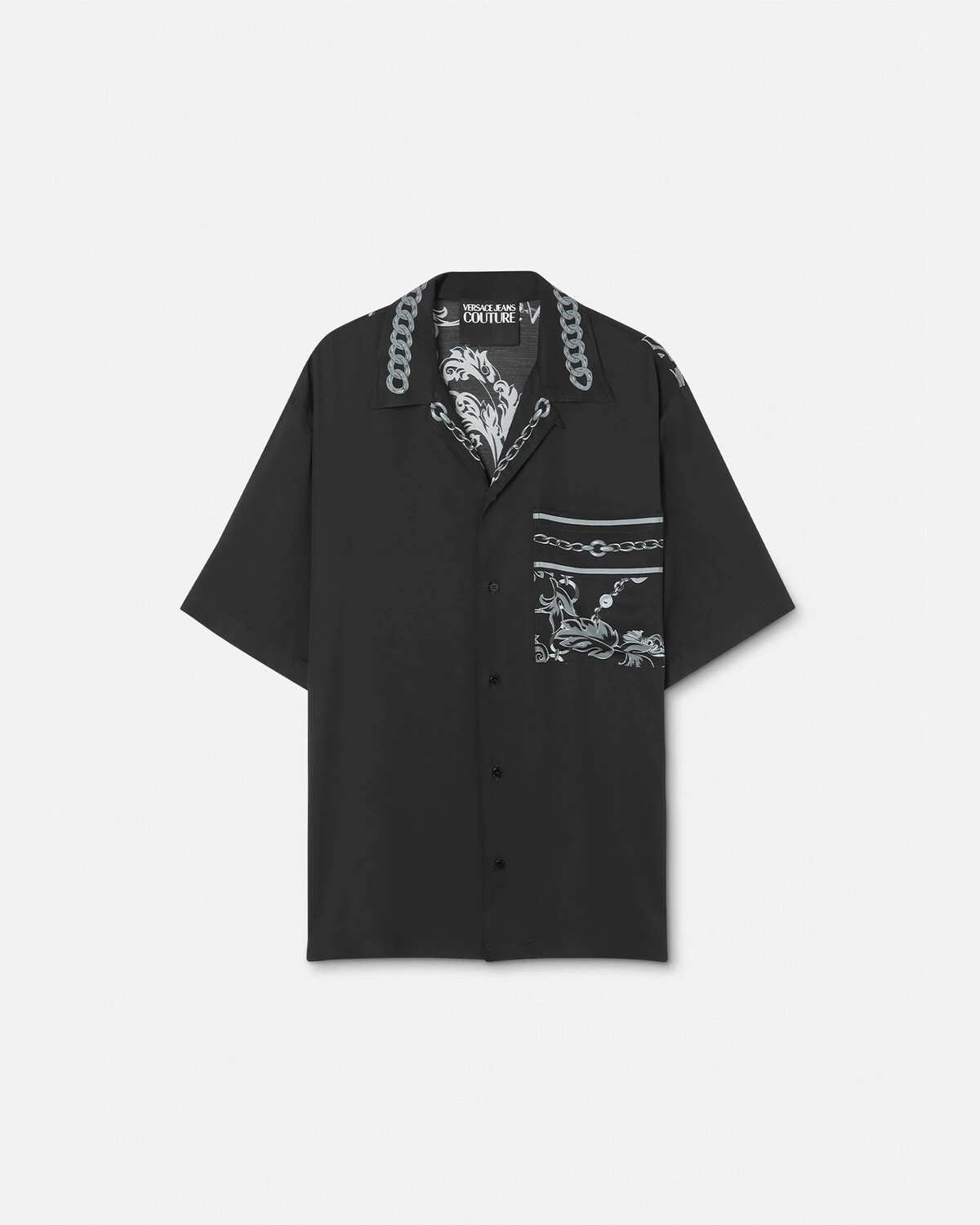Chain Couture Short-Sleeved Shirt - 1