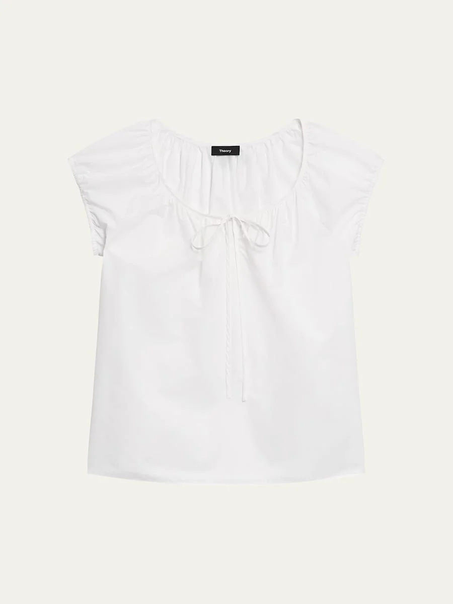 Easy Tie Blouse - 1