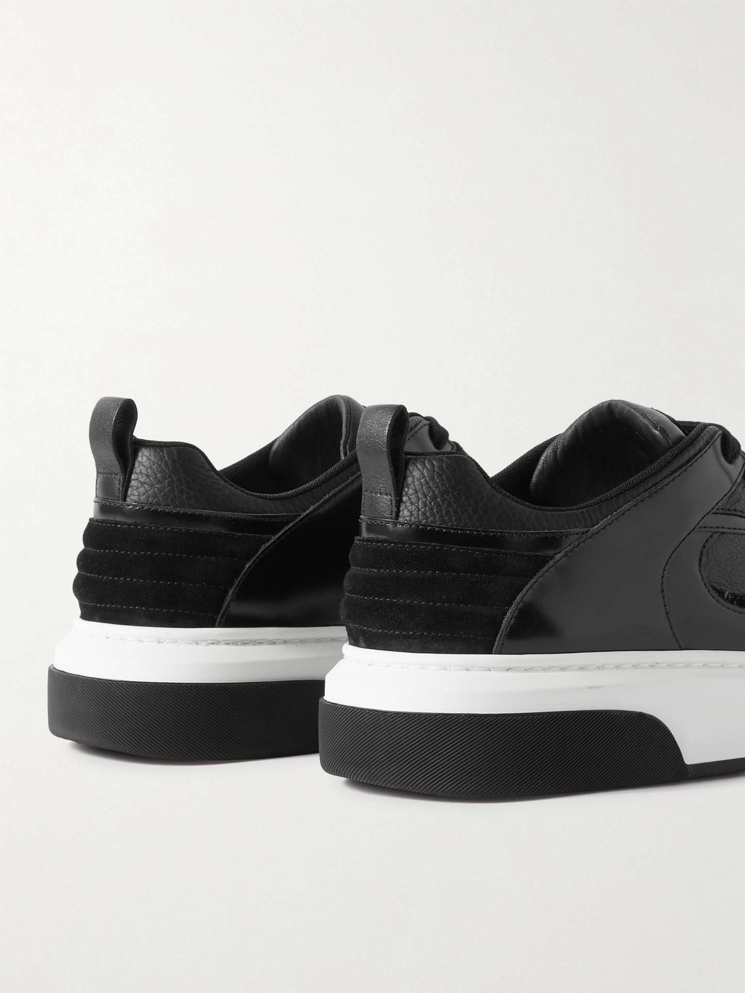 Suede and Leather Sneakers - 5
