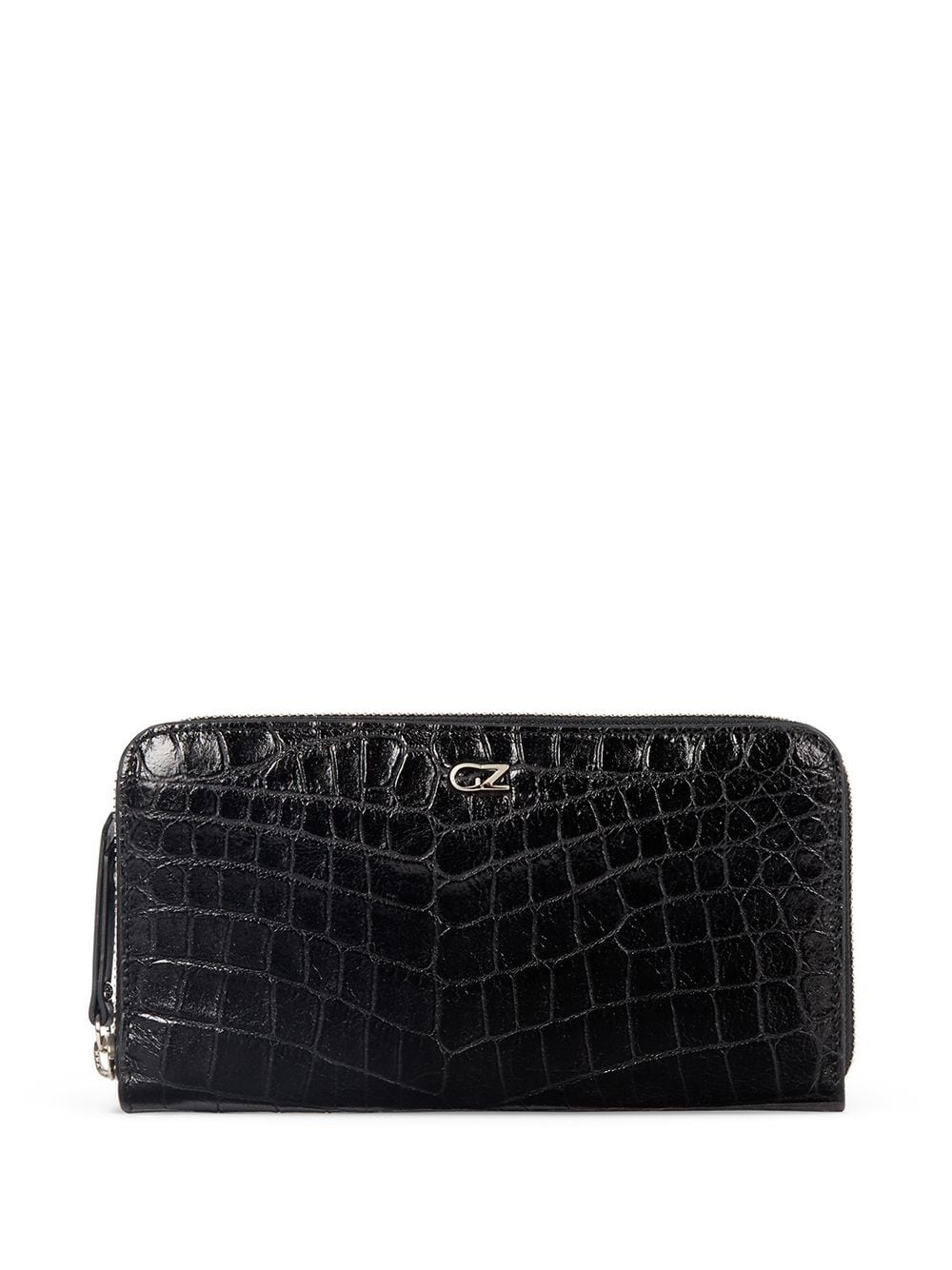 Paula crocodile-effect wallet - 1