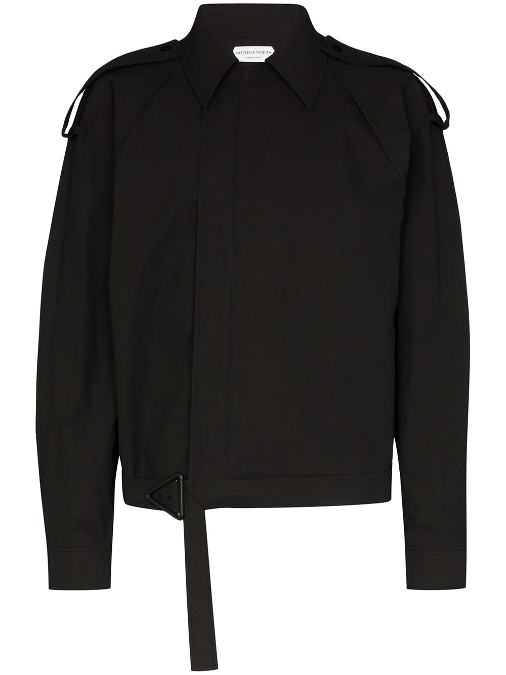  concealed-front shirt jacket - 1