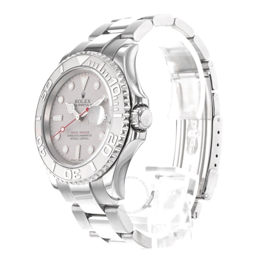 Pre-owned Rolex Yacht-Master 40 Automatic Chronometer Silver Dial Men's Watch 16622 SSO - 4