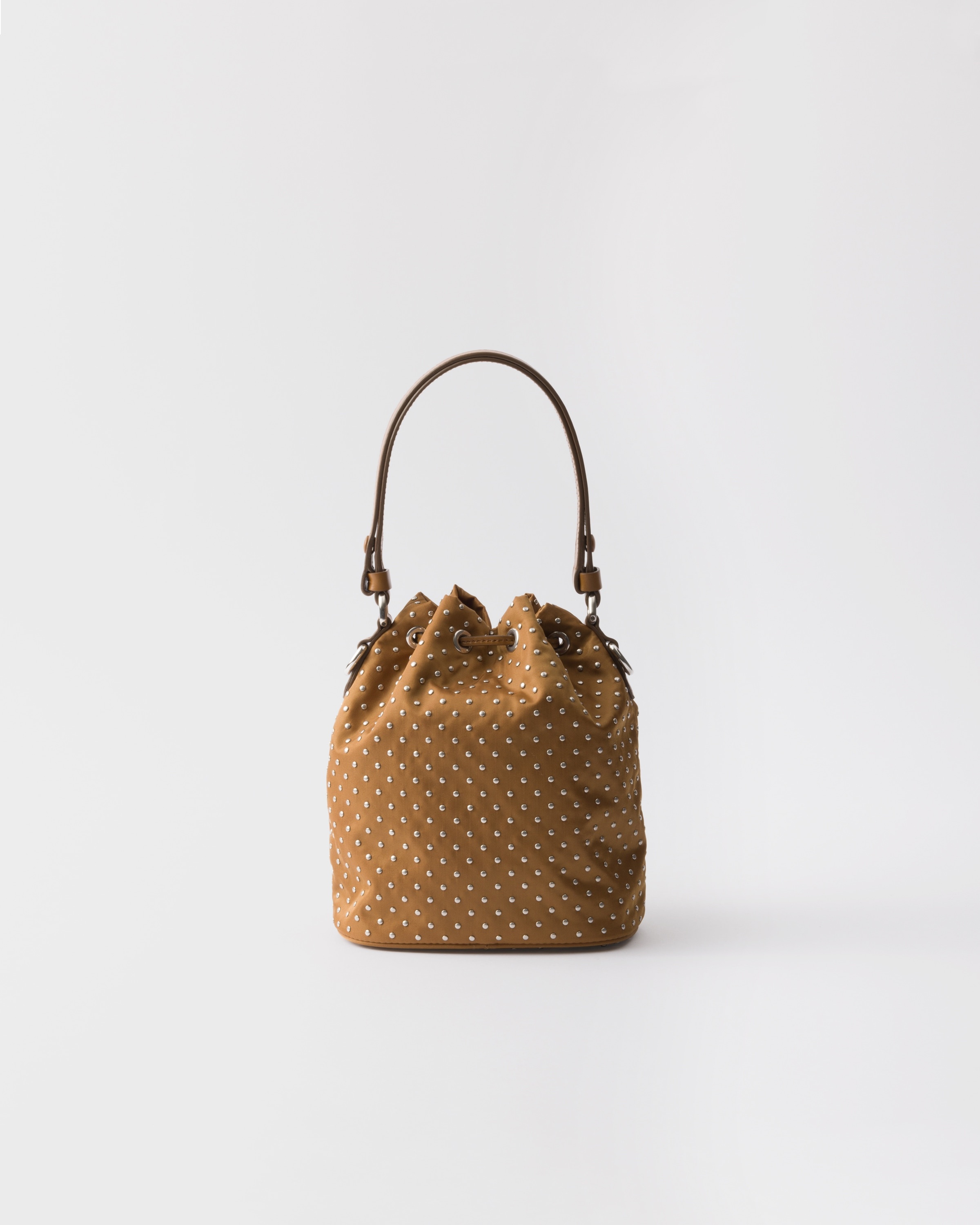 Re-Nylon mini-bag with studs - 3