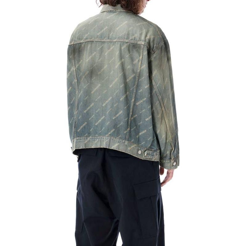 Balenciaga Denim Jacket Large Fit 'Light Japanese Indigo' 719319TNW553221 - 5