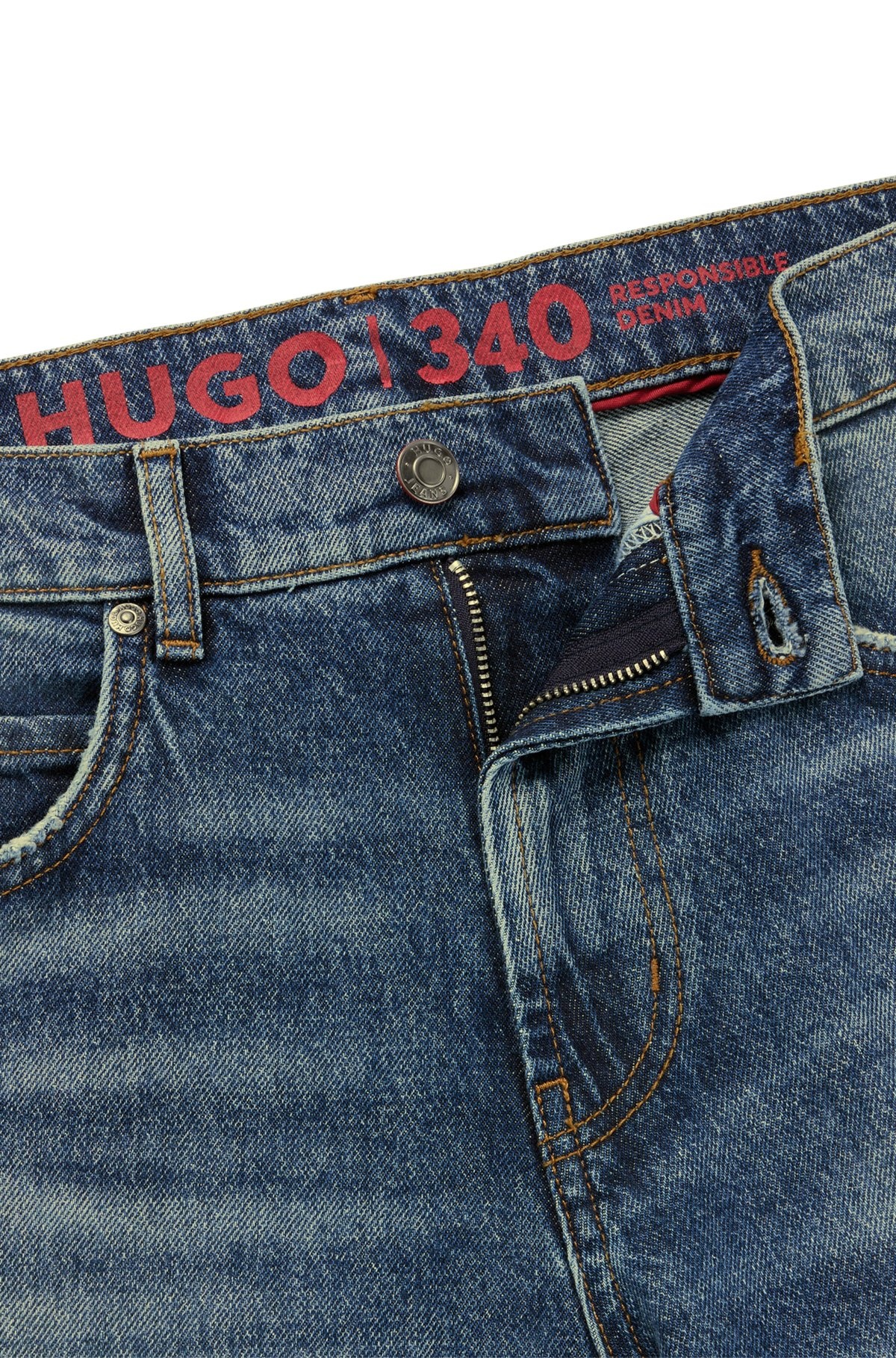 LOOSE-FIT JEANS IN VINTAGE-WASHED COMFORT-STRETCH DENIM - 6