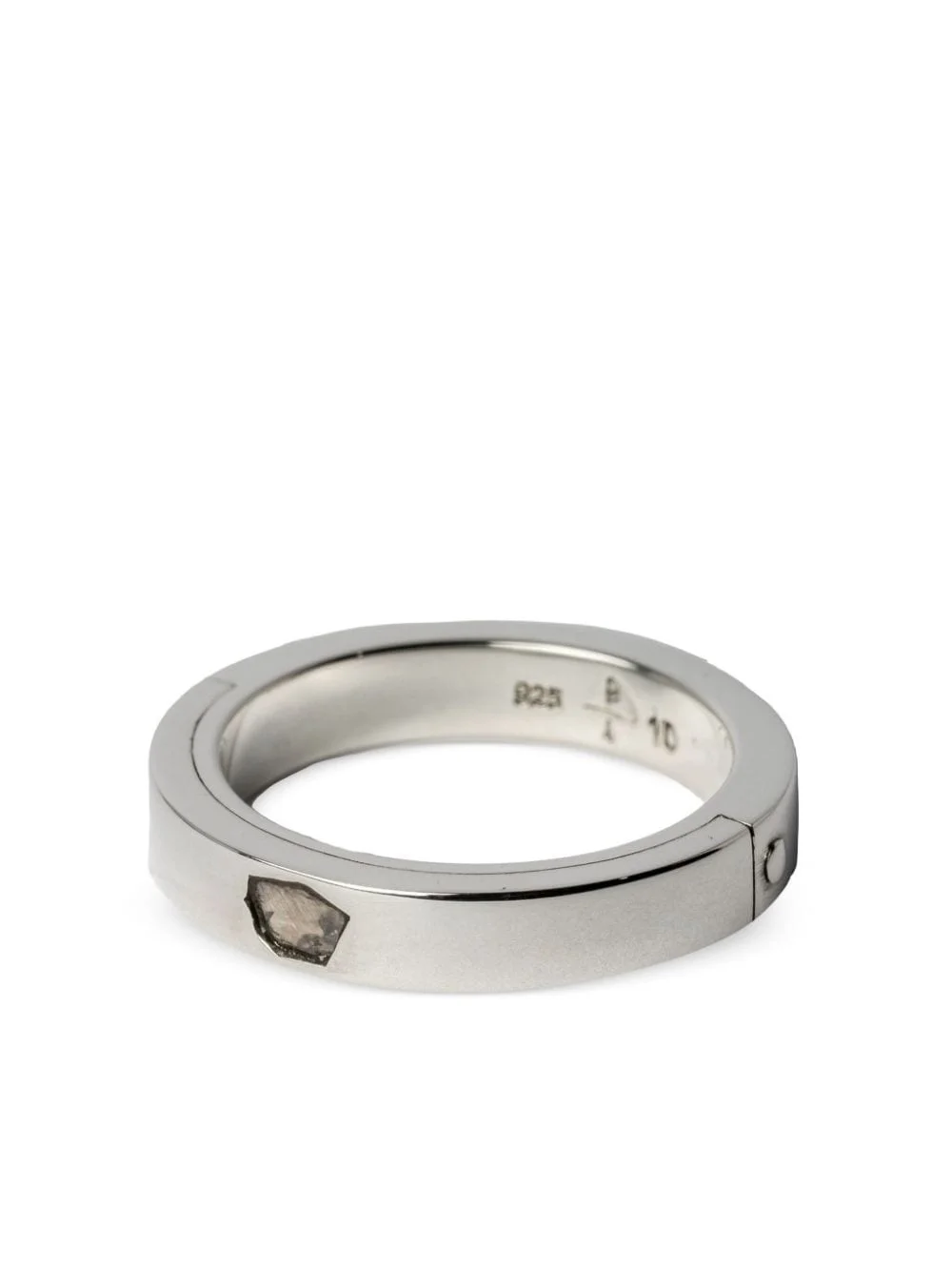 Sistema sterling-silver diamond ring - 1