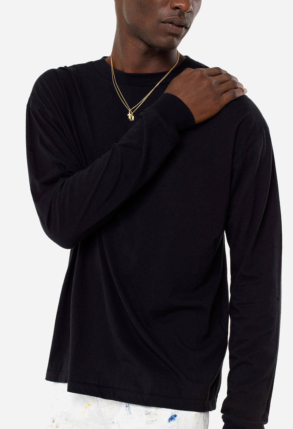 COTTON CASHMERE PULLOVER - 7