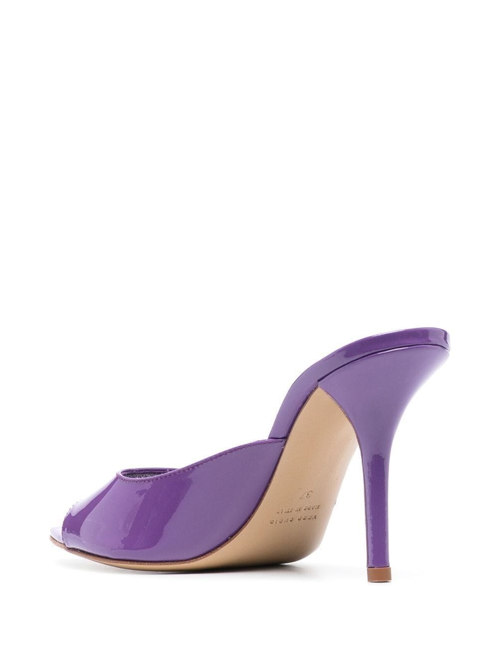 Perni 100mm patent-leather mules - 3
