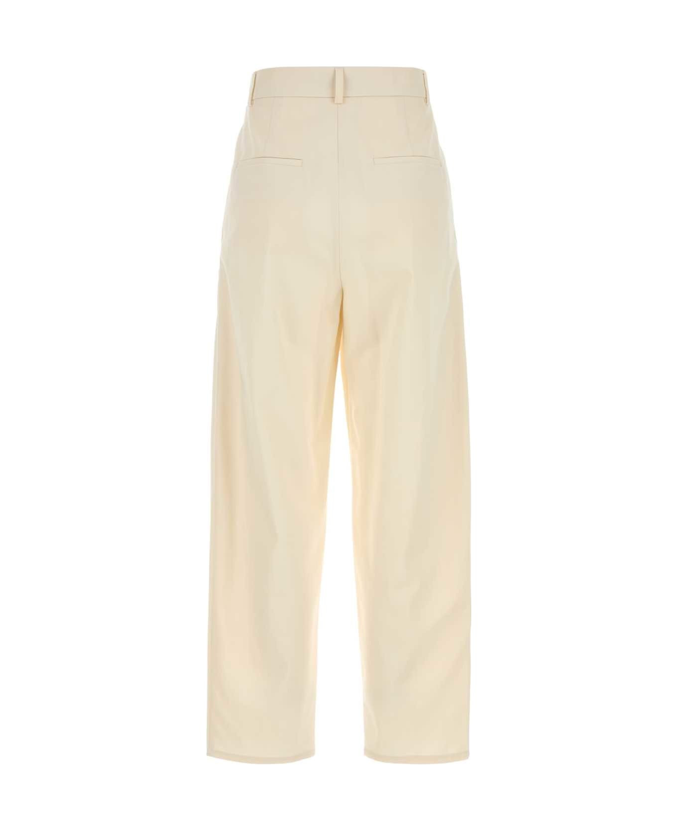 Ivory Cotton Duomo Pant - 2