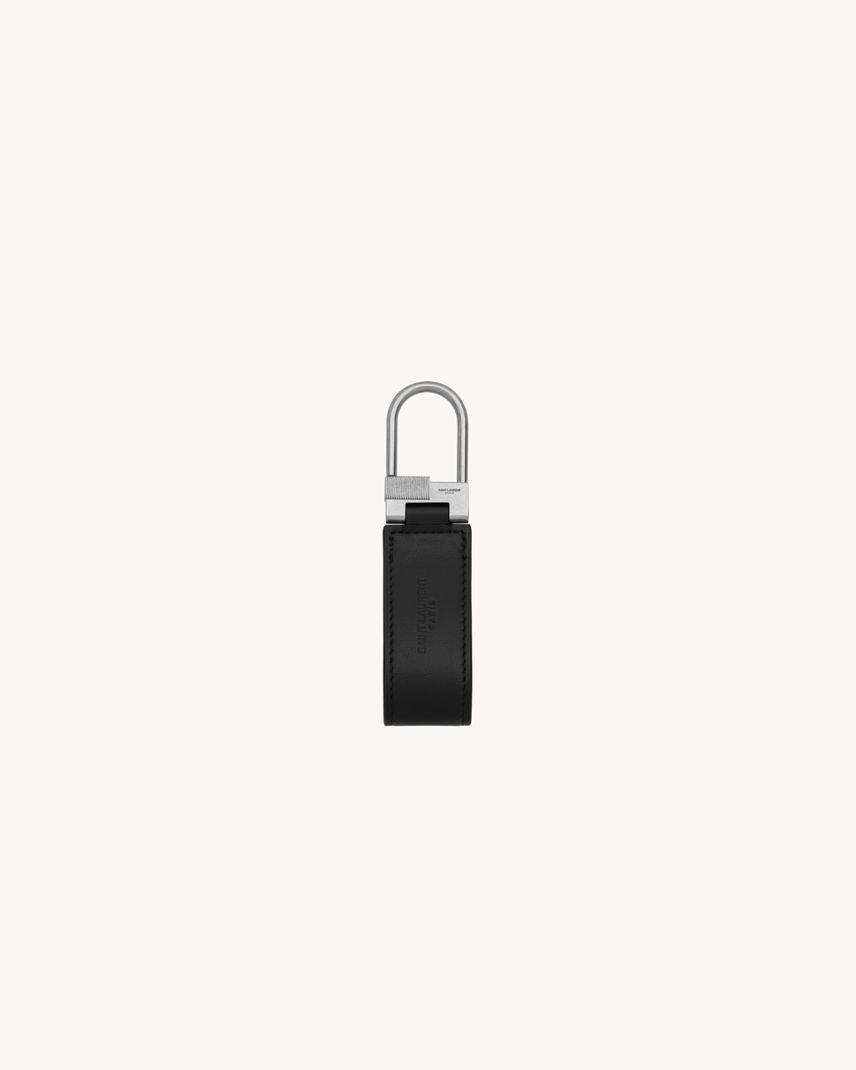 TINY CASSANDRE KEYRING IN SHINY LEATHER - 2