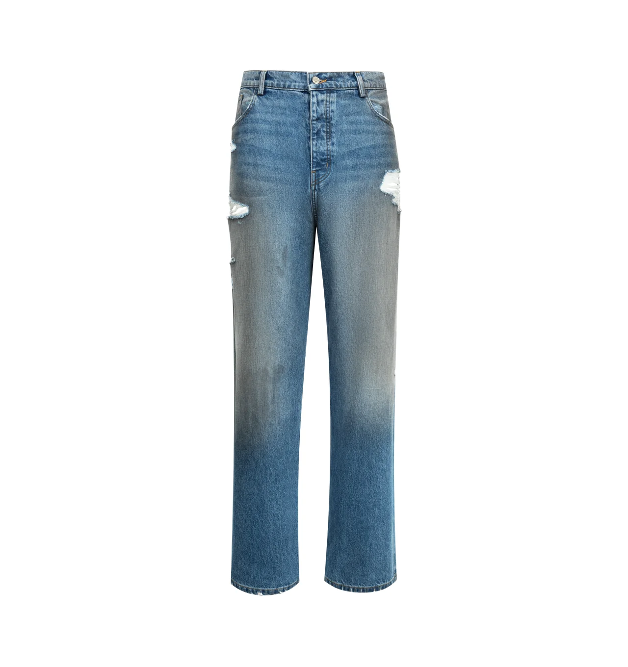 DIRTY WASH BAGGY JEANS - 1
