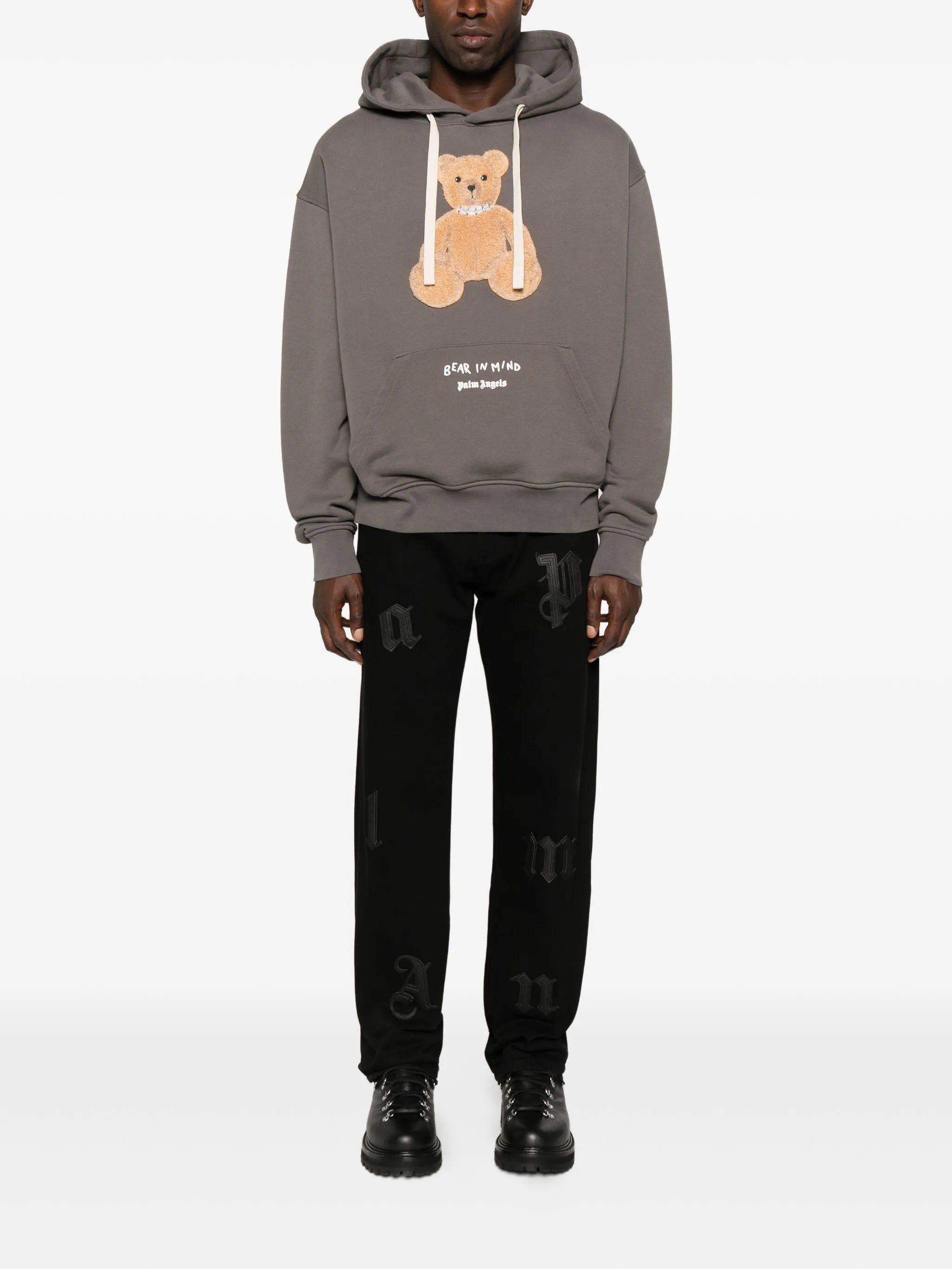 Palm Angels Bear-print Hoodie - 3