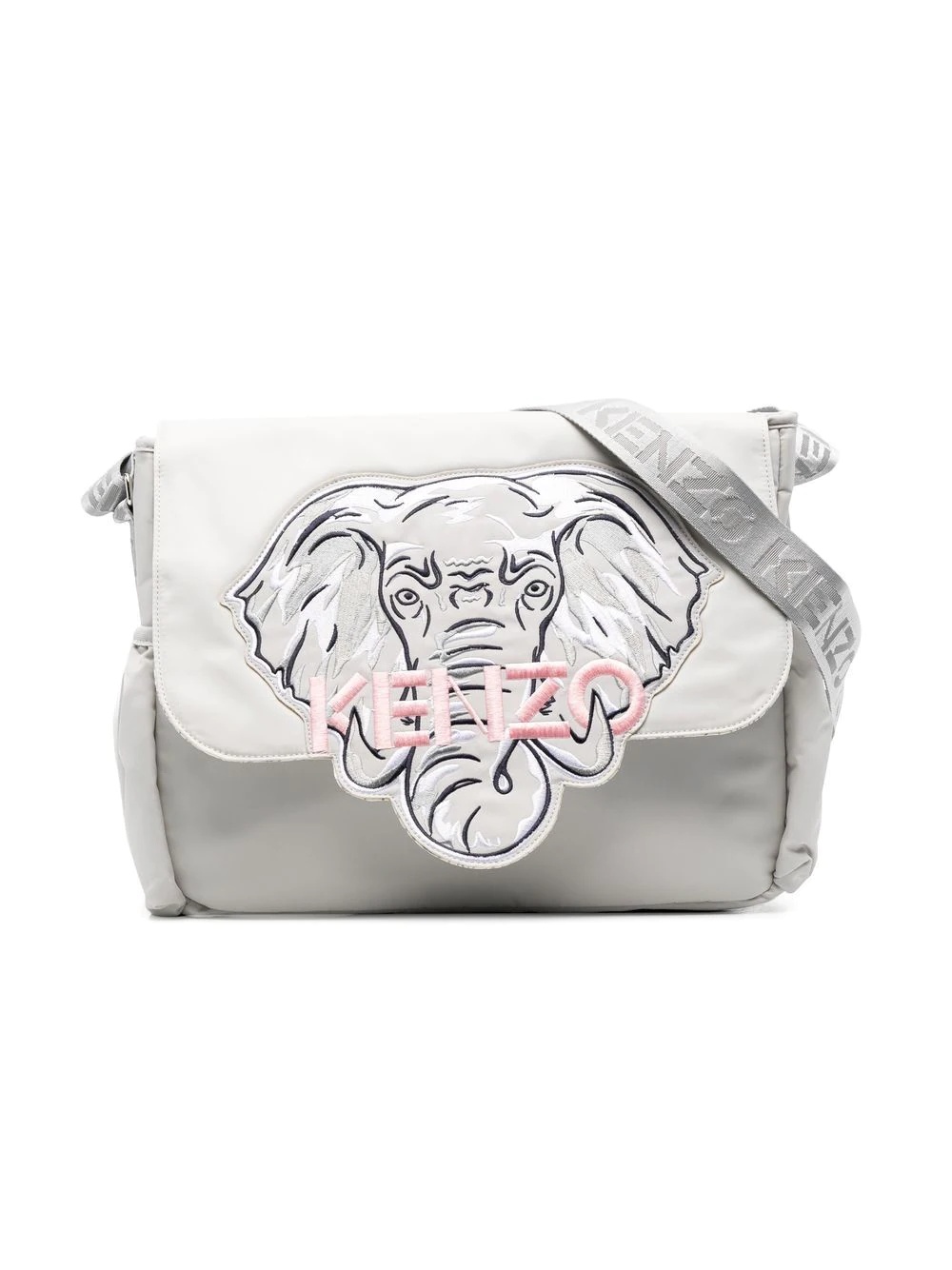 elephant-print baby changing bag - 1