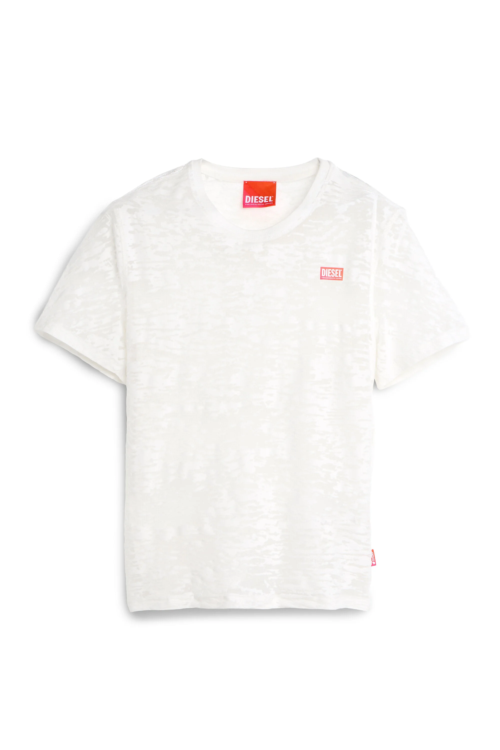 T-SHIRT IN ALL-OVER DEVORÉ JERSEY - 1