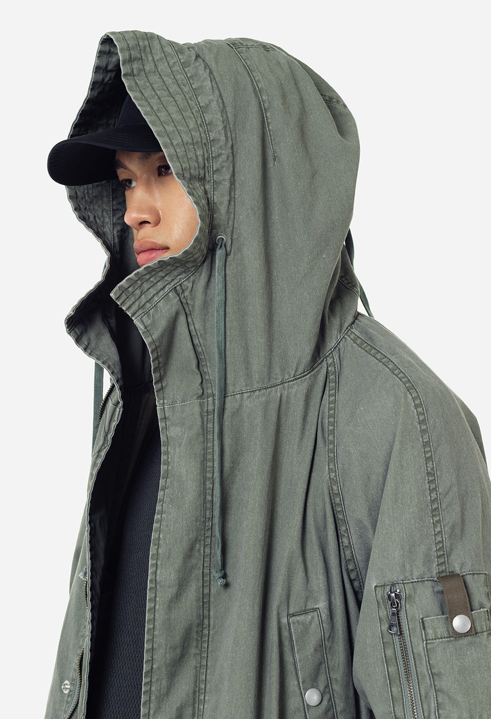 COTTON POPLIN FRAME II PARKA - 10