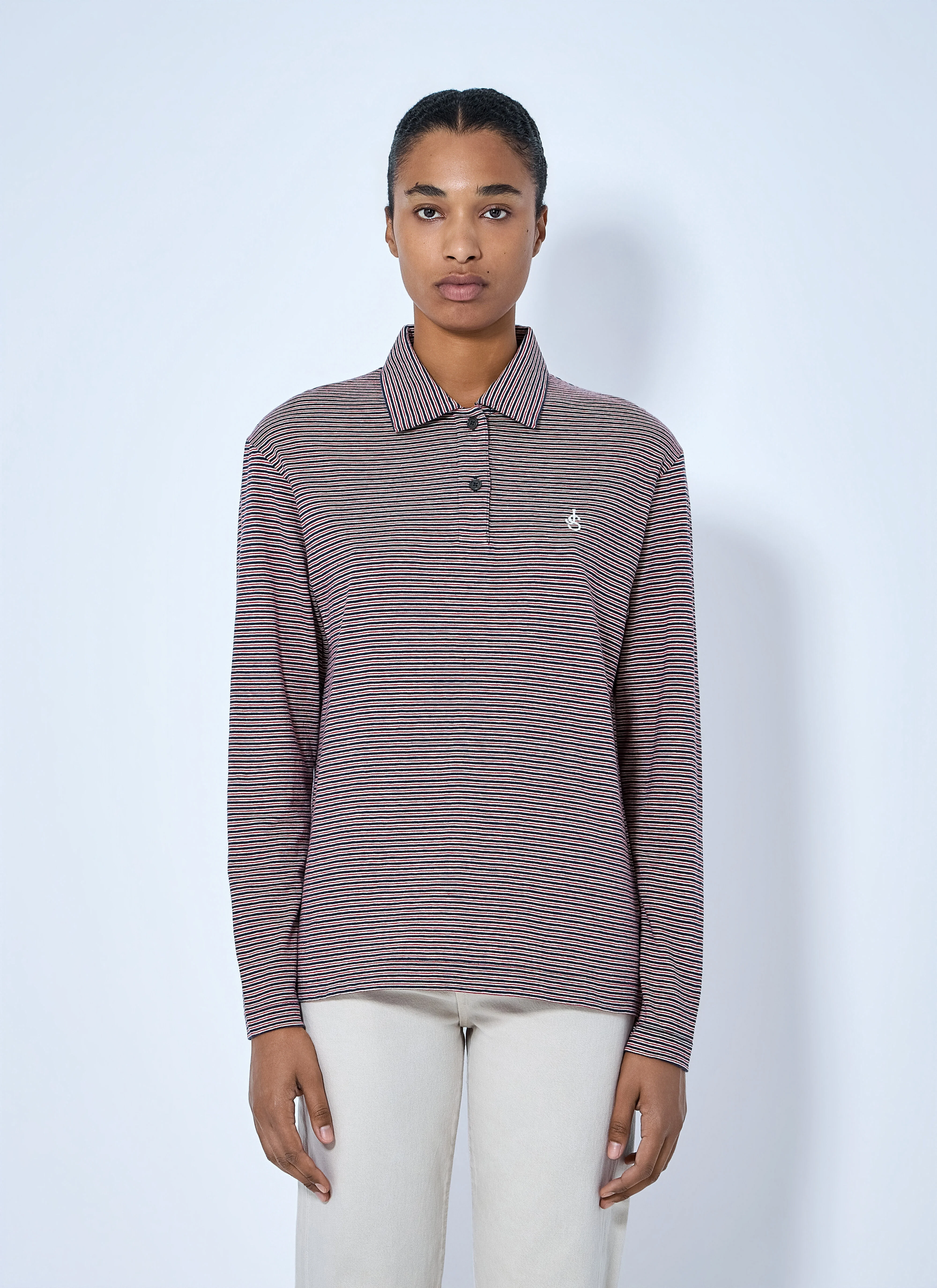 Long Sleeve Polo Shirt - 1
