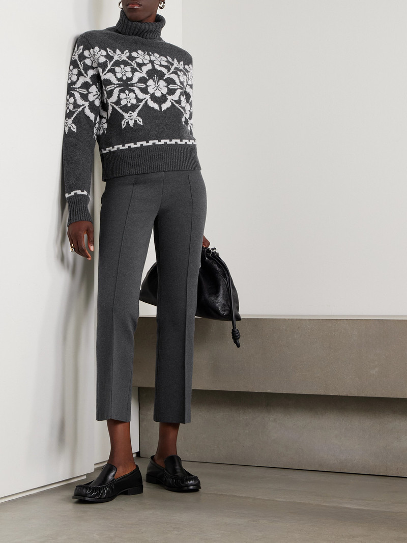 HIGH SPORT Fair Isle Wool And Cashmere-blend Turtleneck Sweater outlook