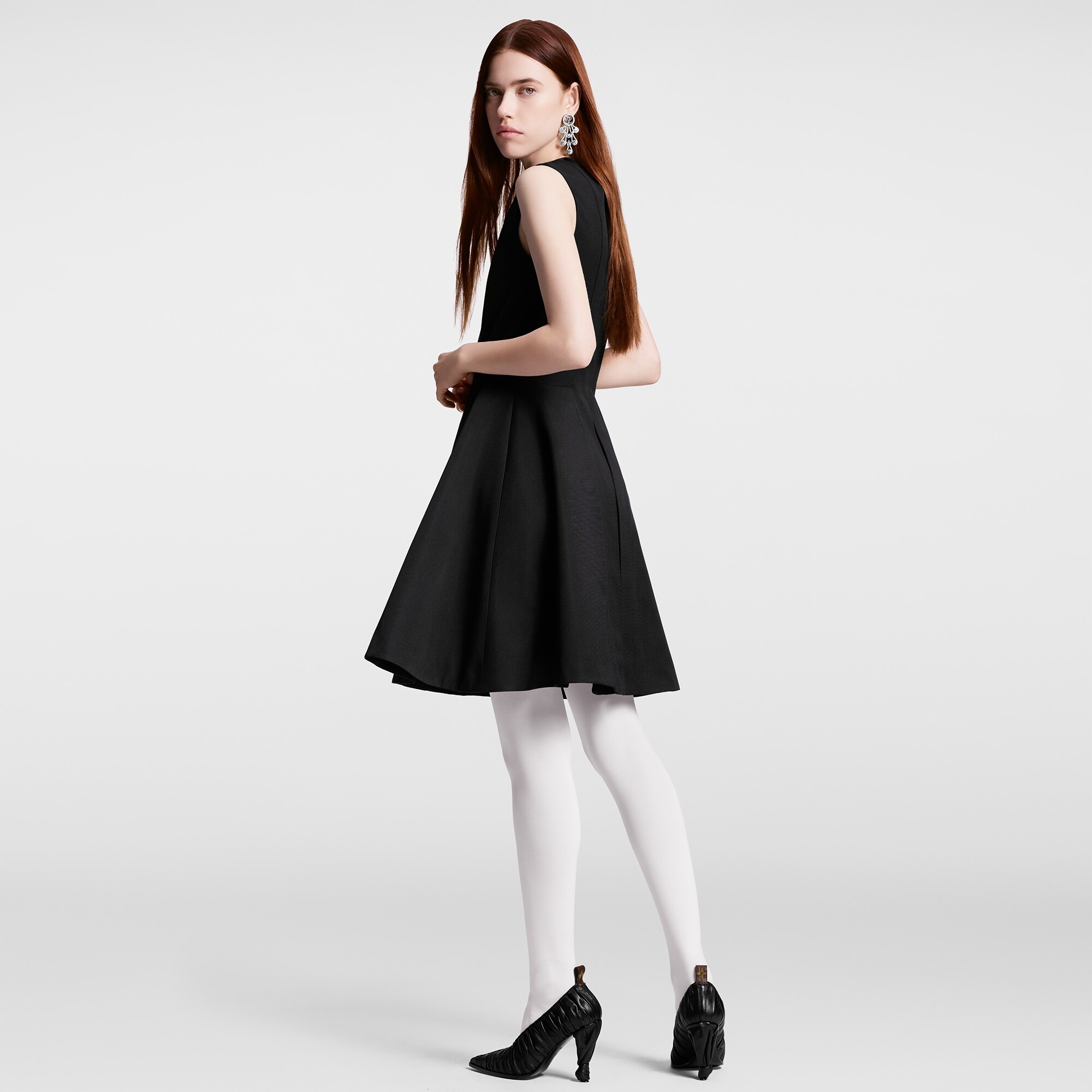 Jewel Button Dress - 3