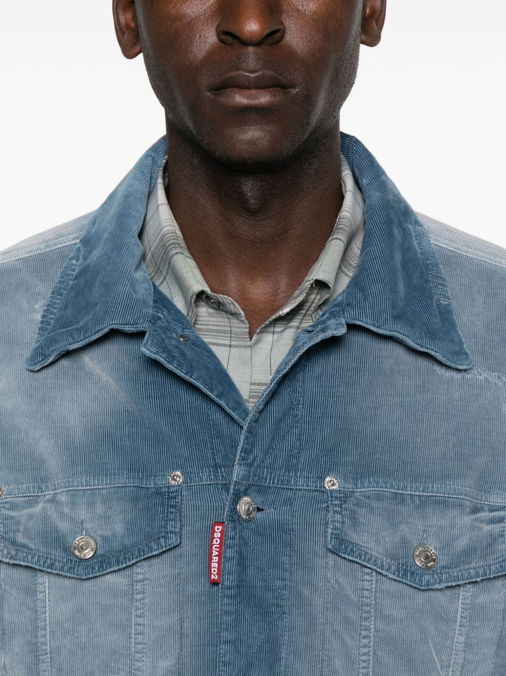 corduroy button jacket - 5