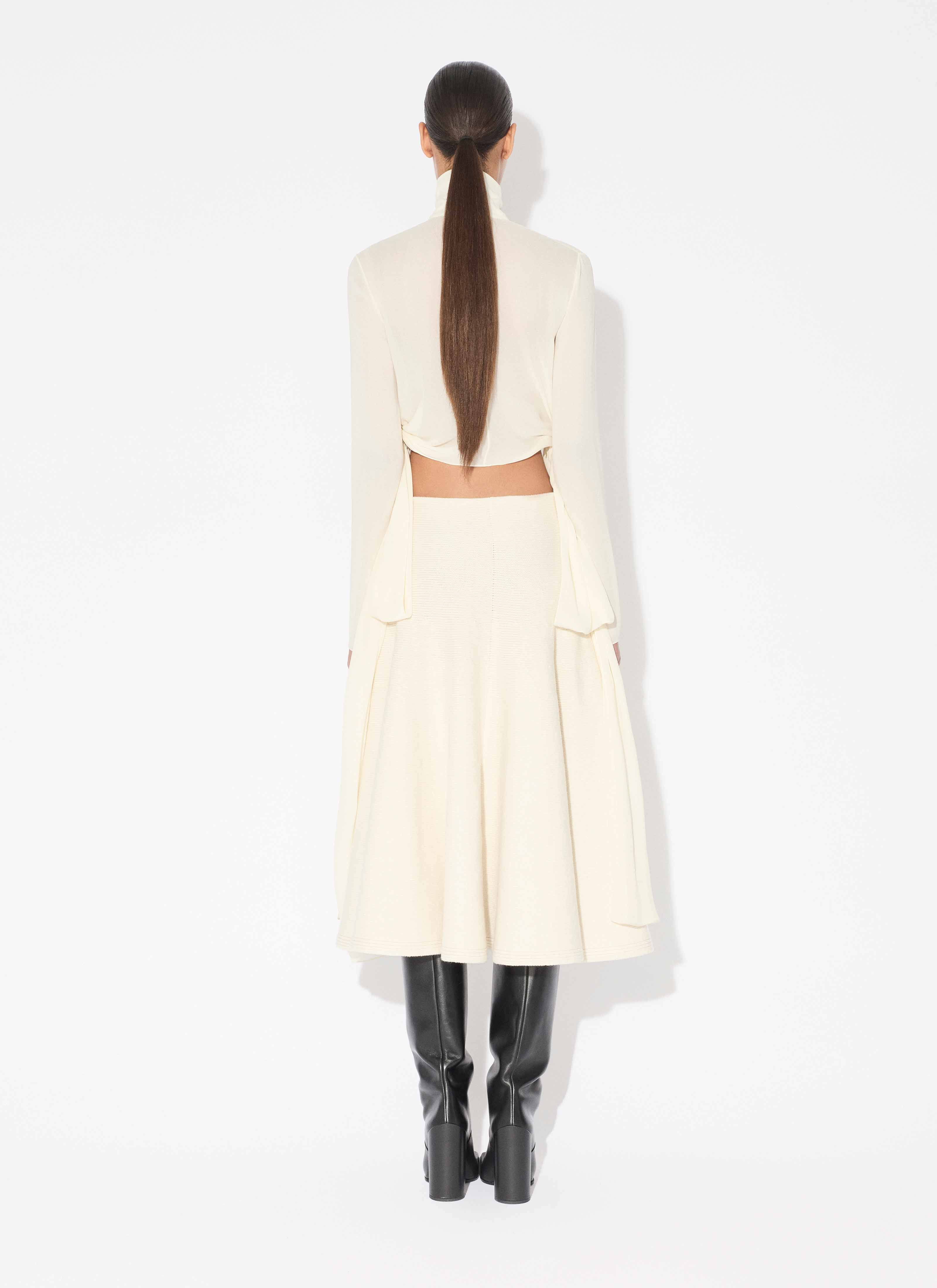 GEORGETTE BLOUSE WITH BOWS - 3
