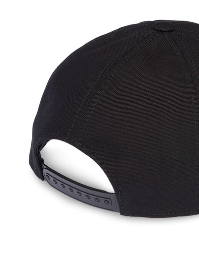 Miu Miu logo patch baseball cap outlook