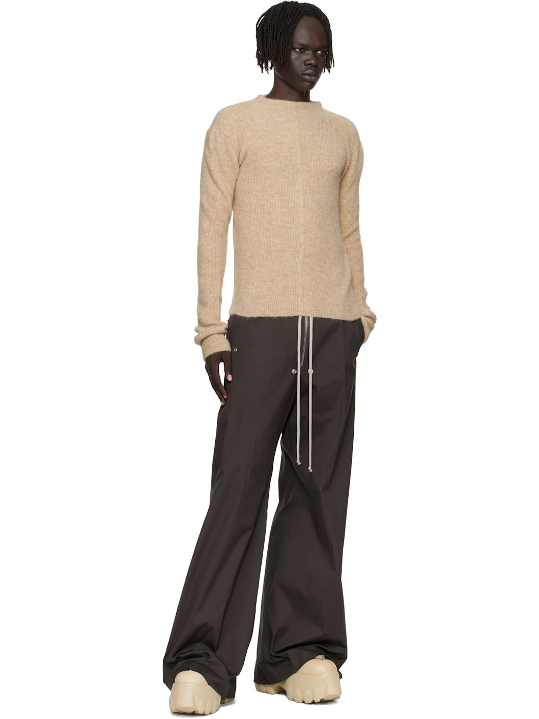 Beige Concordians Headon Pull Sweater - 4