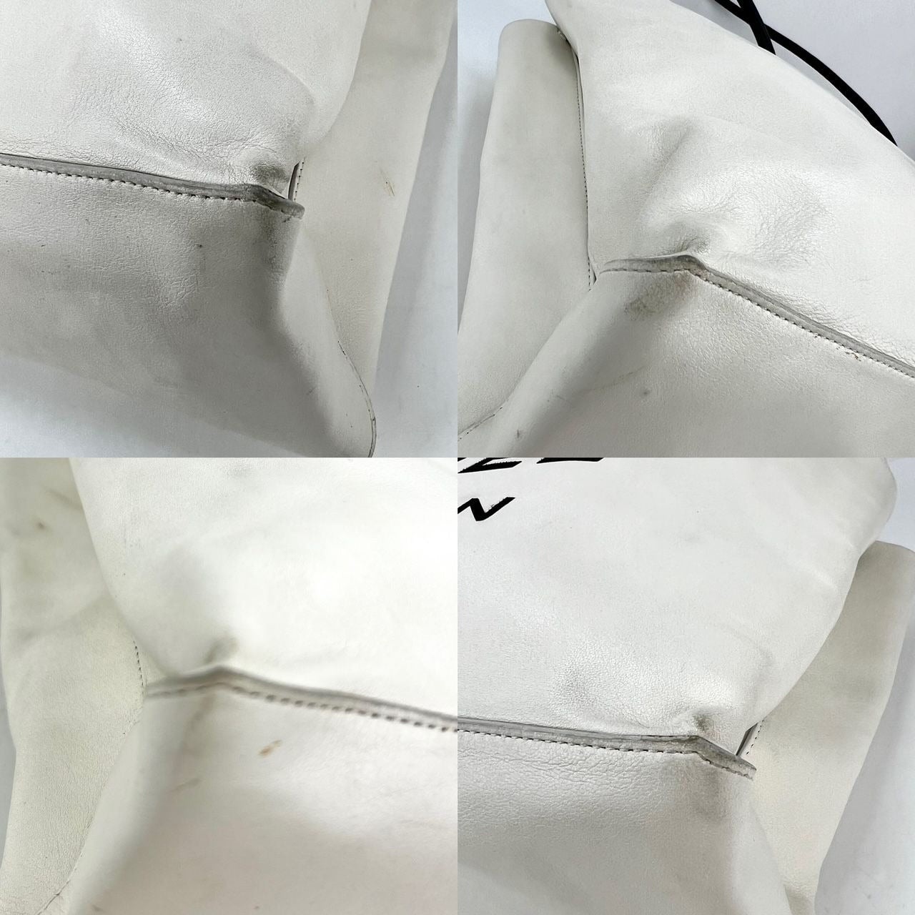 Chanel Essential 31 Rue Cambon Slopping White Leather Tote - 7