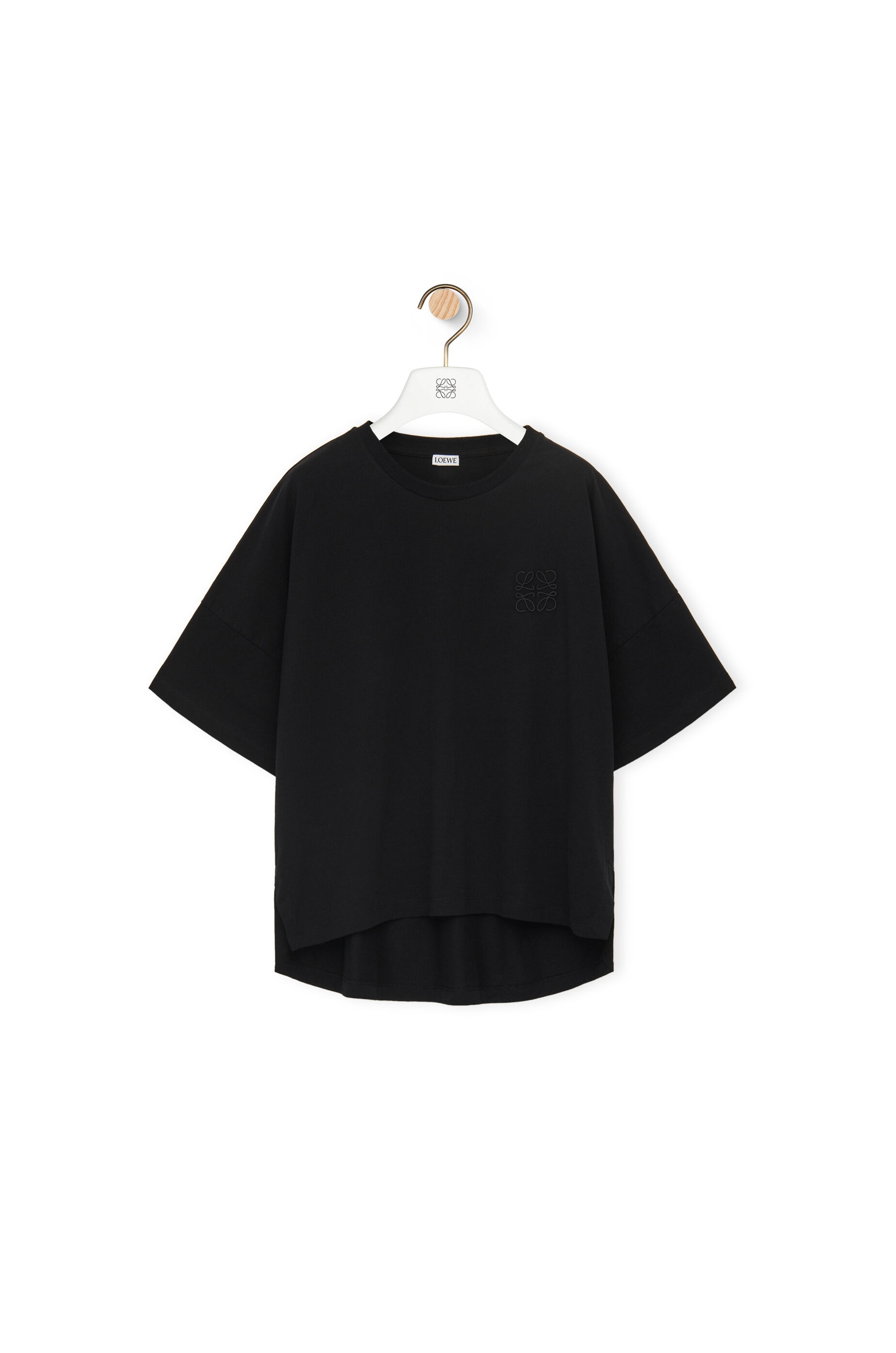 Short oversize Anagram T-shirt in cotton - 1
