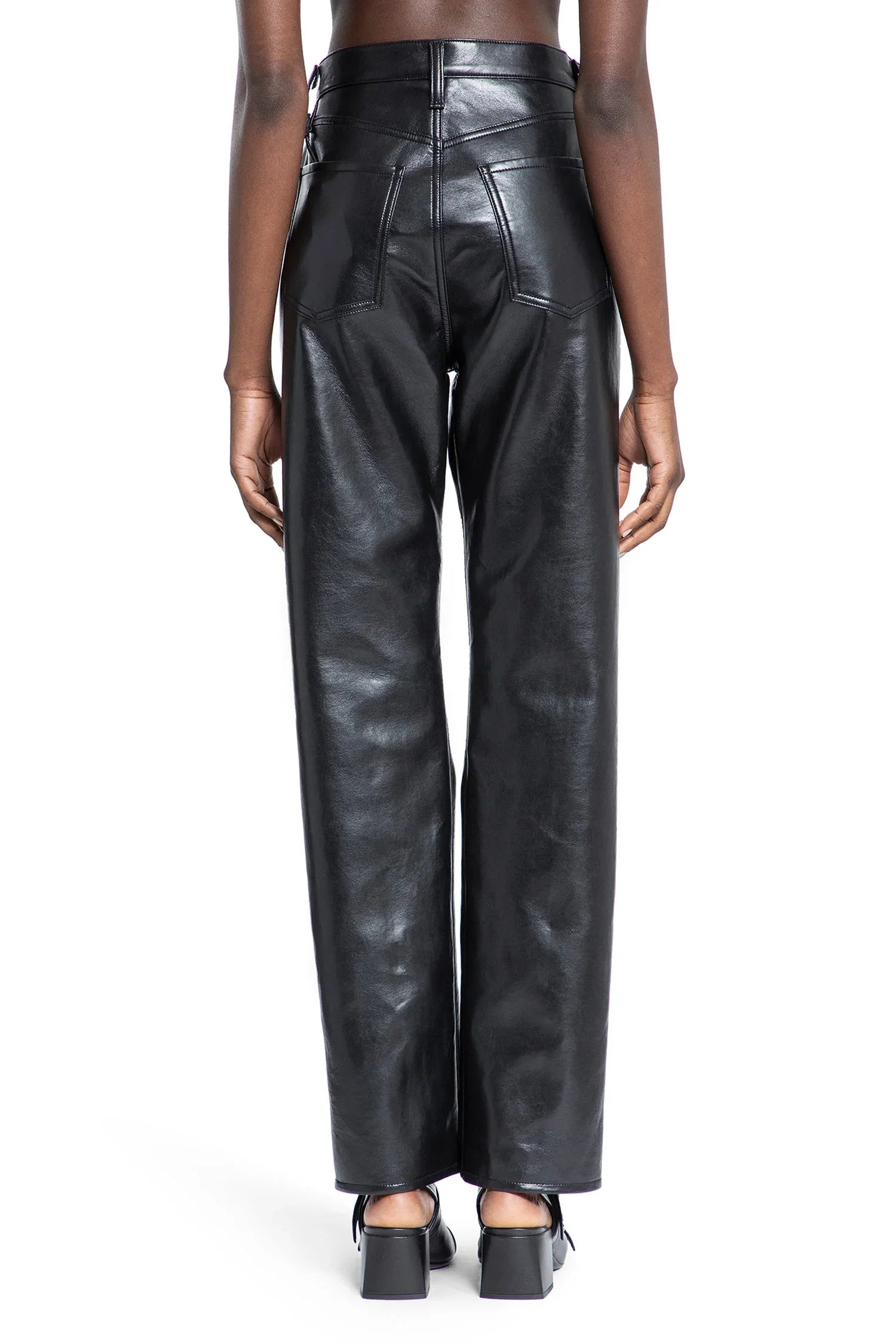 90S-Pinch-Waist-Long-Straight-Trousers - 3
