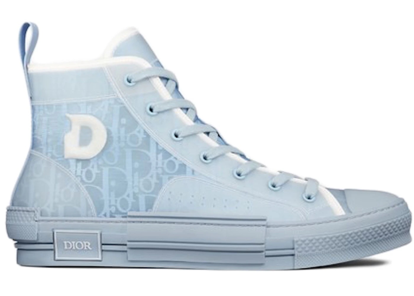 Dior B23 High Top Daniel Arsham Light Blue - 1