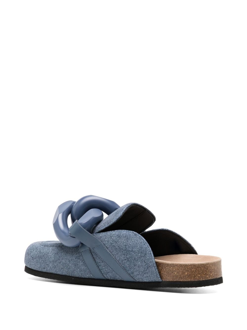 chain loafer mules - 3