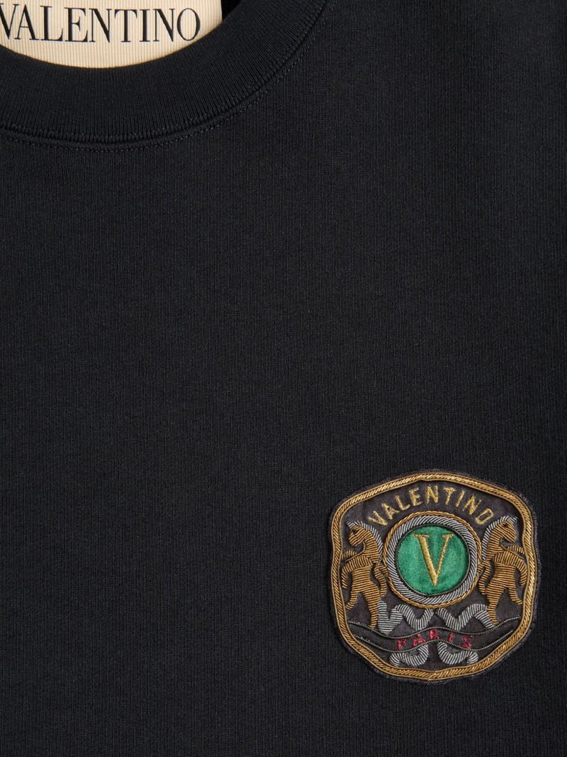 embroidered crew-neck sweatshirt 5