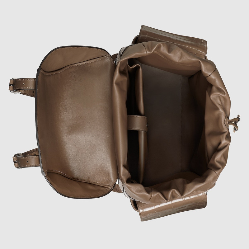 Crocodile backpack with Double G 7