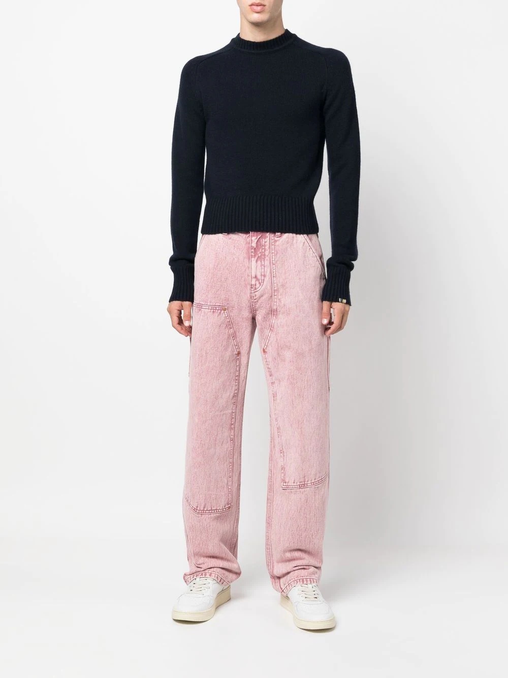 mock-neck cashmere jumper - 2