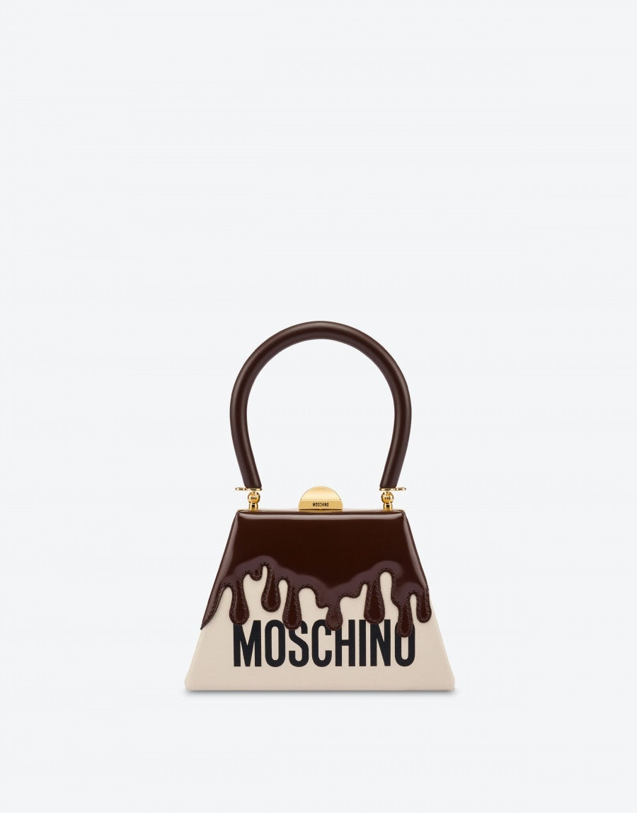 MELTED CHOCOLATE TRAPEZE BAG - 1