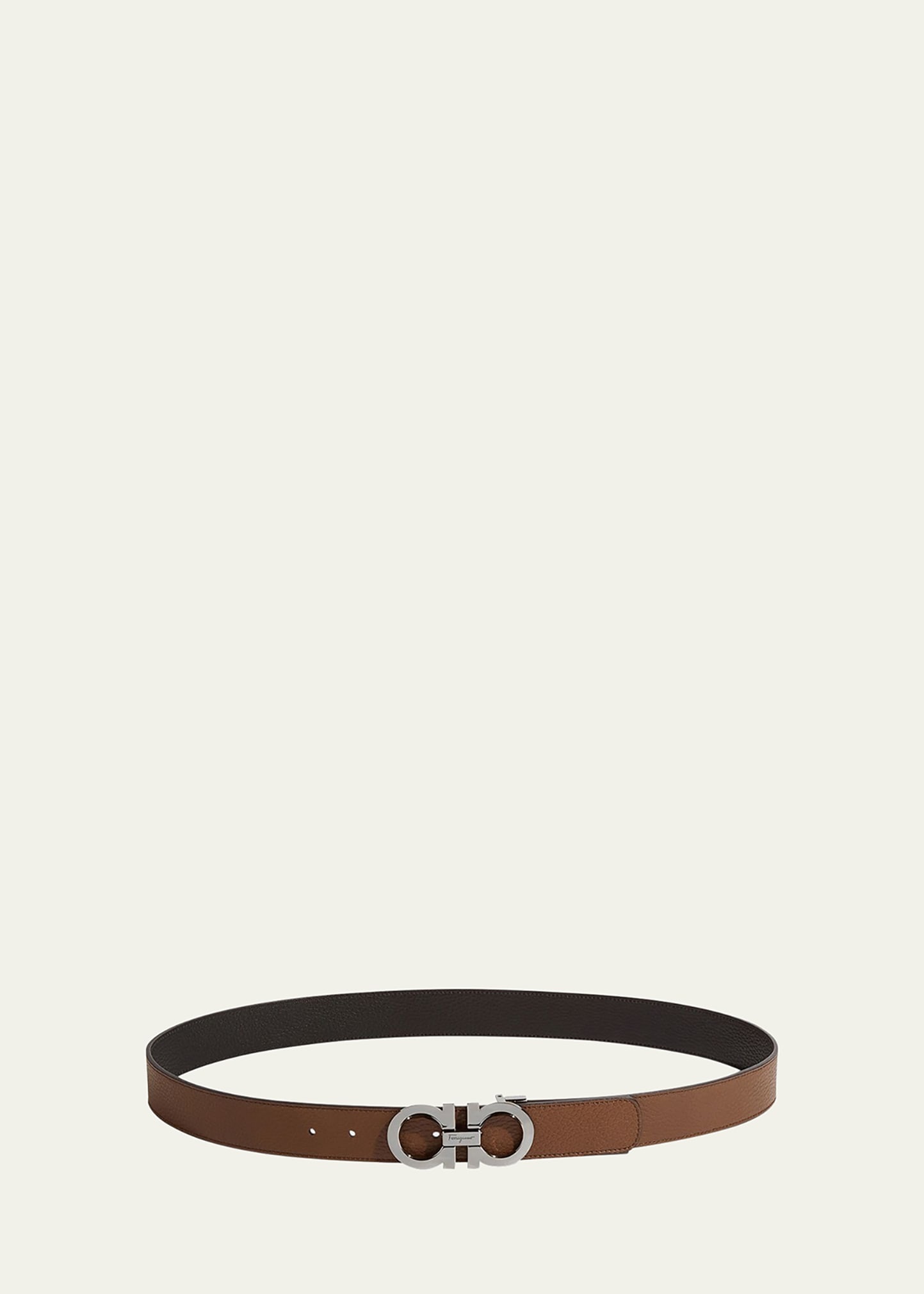 Men's Reversible Leather Gancini Belt - 1