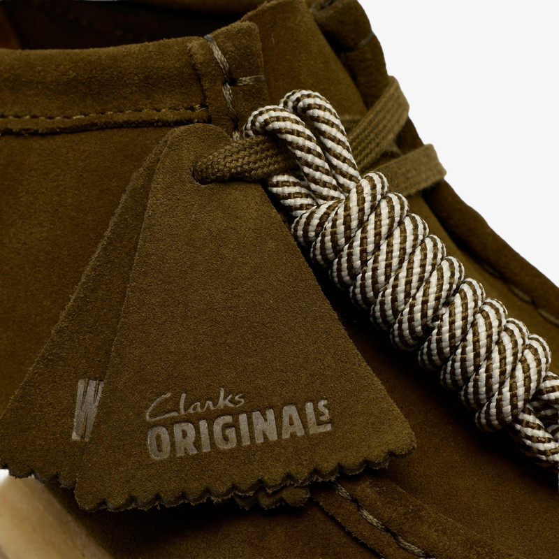 Wallabee Olive Suede 8