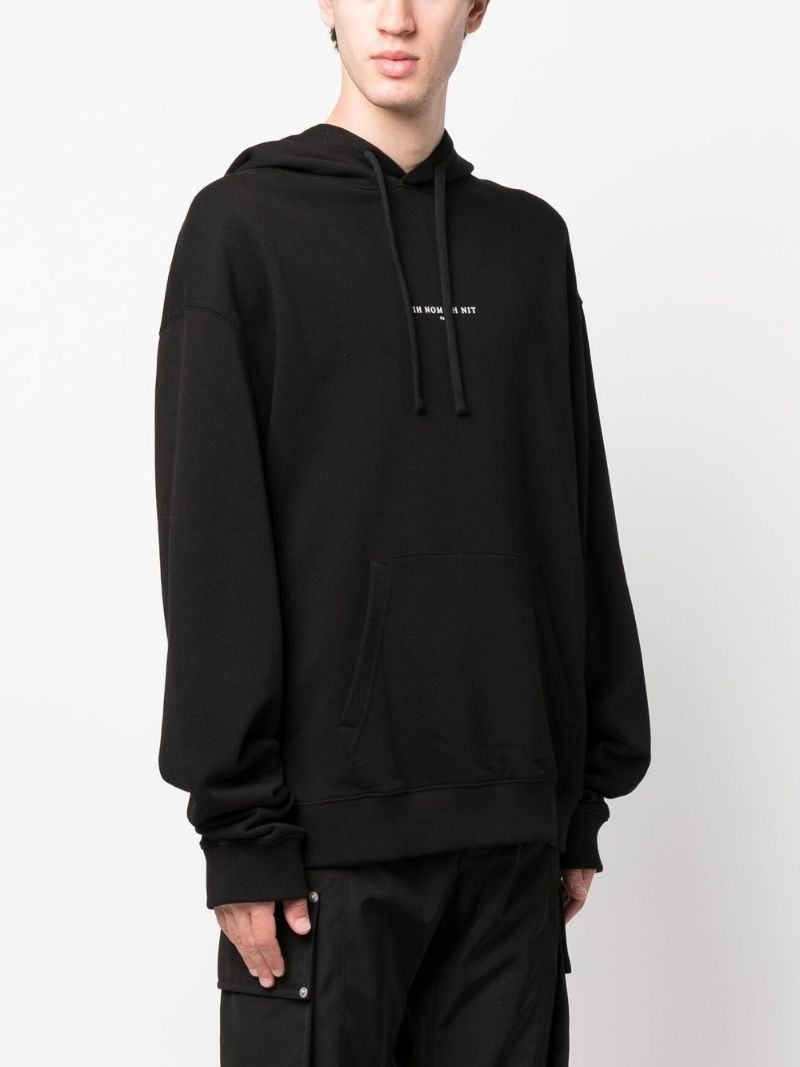 graphic print pullover hoodie - 4