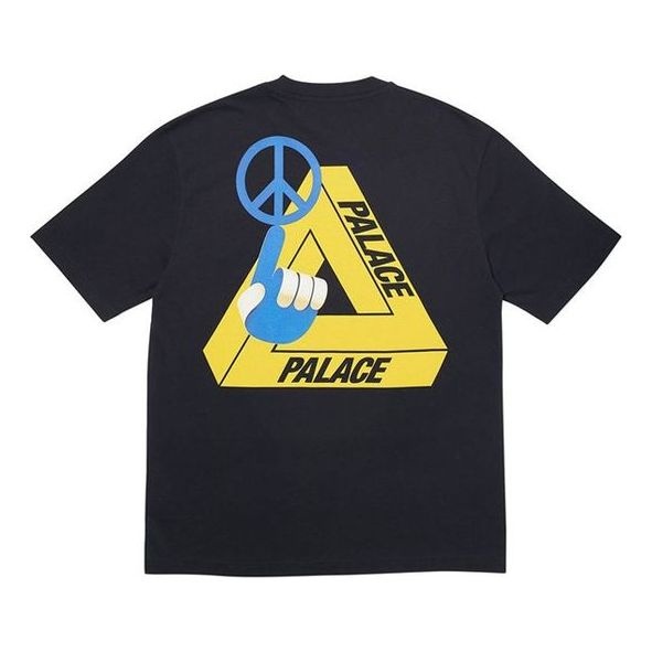 PALACE Tri-Smiler Back Large Printing Short Sleeve Unisex Black PAL-TST-BLK - 2