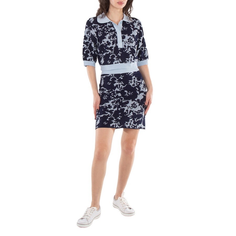 Kenzo Flower Camo Pattern Cropped Top - 4