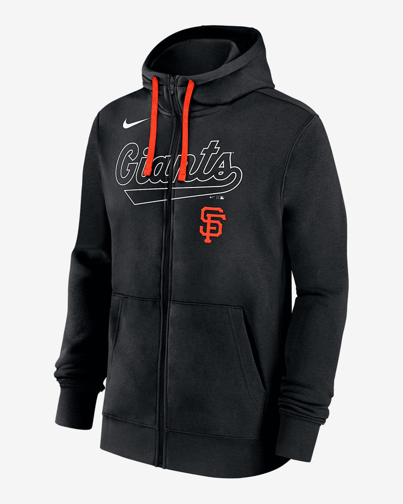 San Francisco Giants Knockout Script Men's Nike MLB Full-Zip Hoodie 1