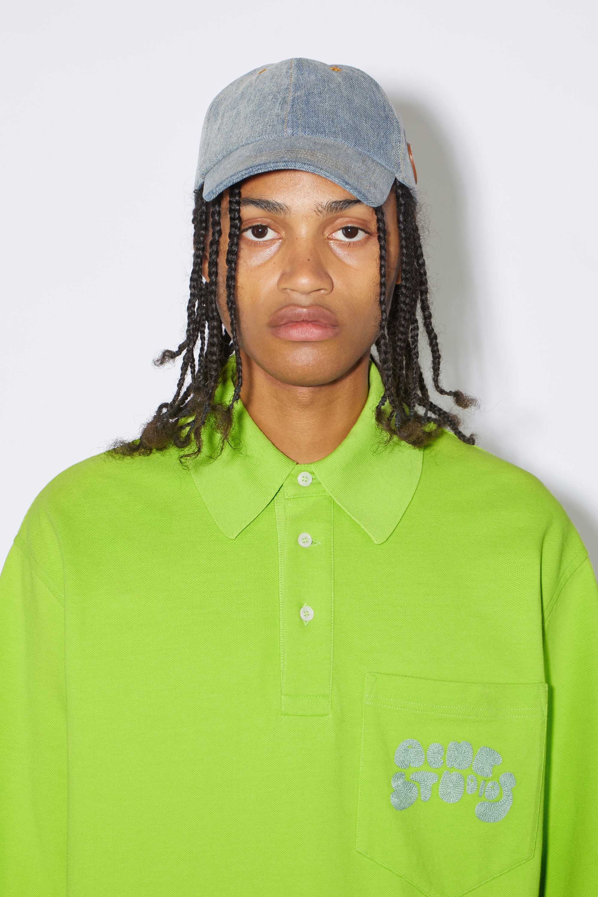 Logo polo t-shirt - Lime green - 5