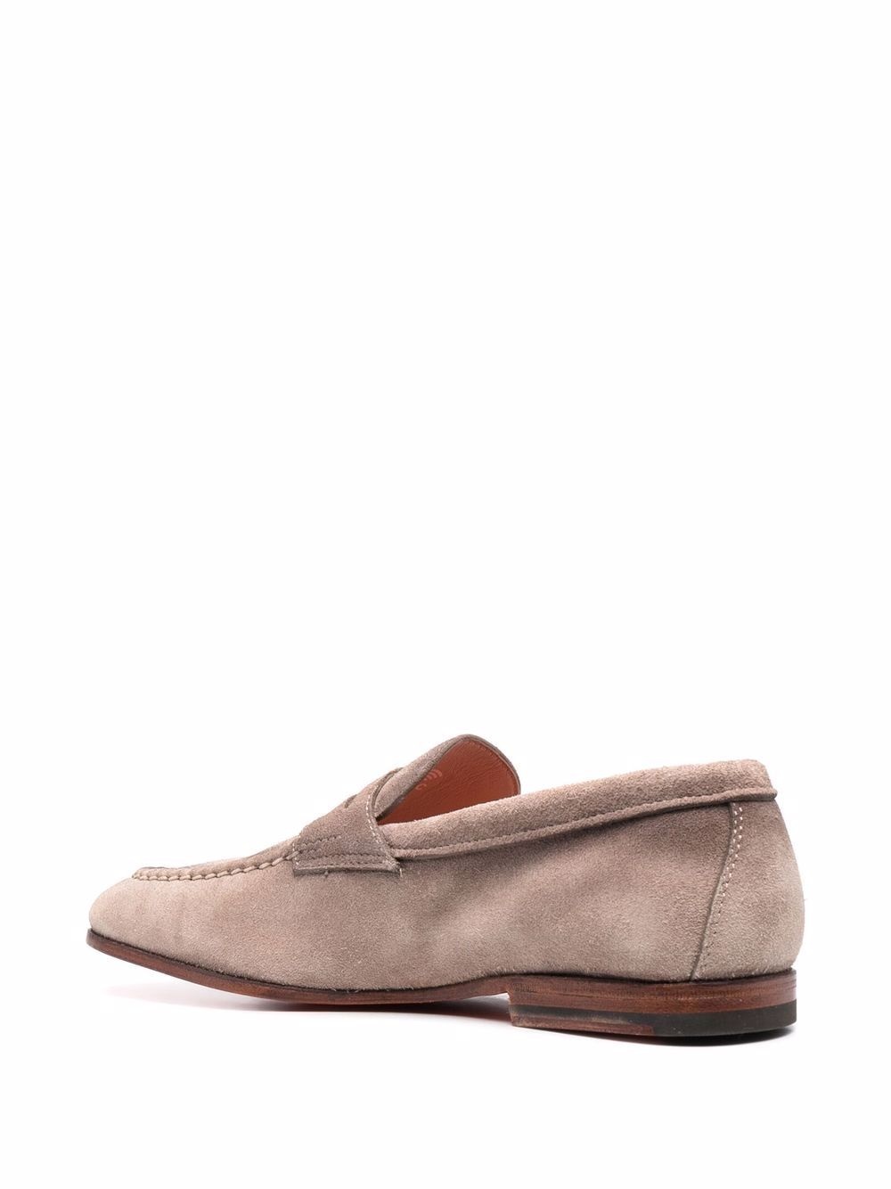 suede penny loafers - 3