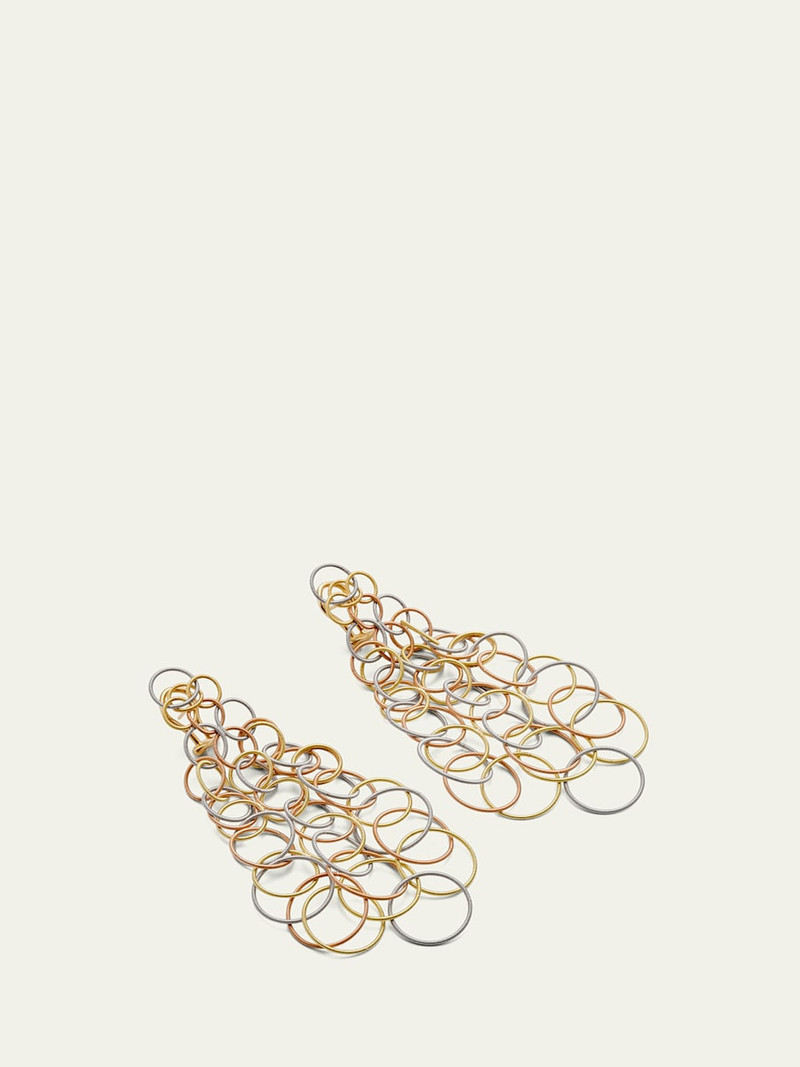 18K Hawaii Long Pendant Earrings, 9.5cm 3