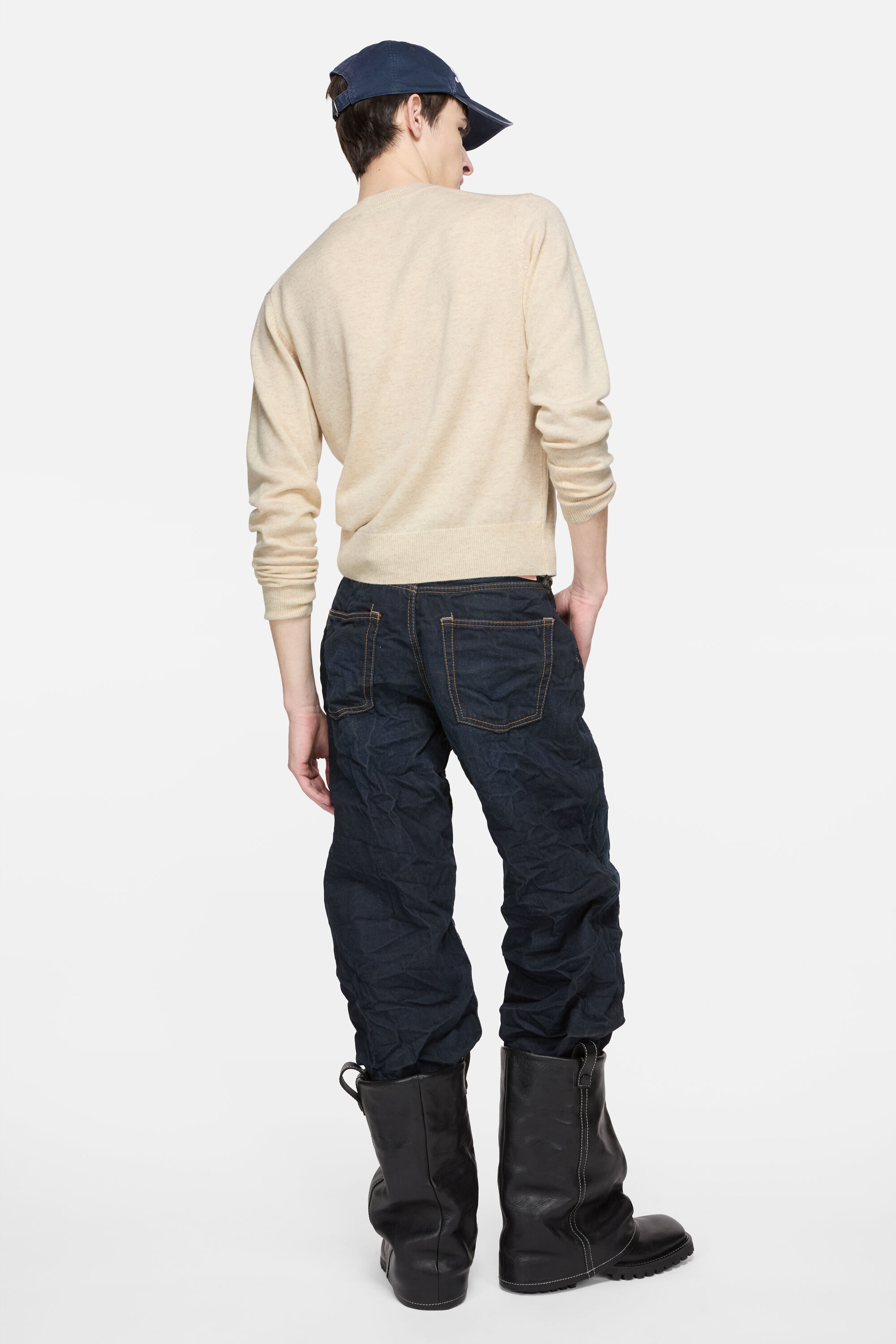 Crewneck jumper - Yak wool - Oatmeal melange - 3