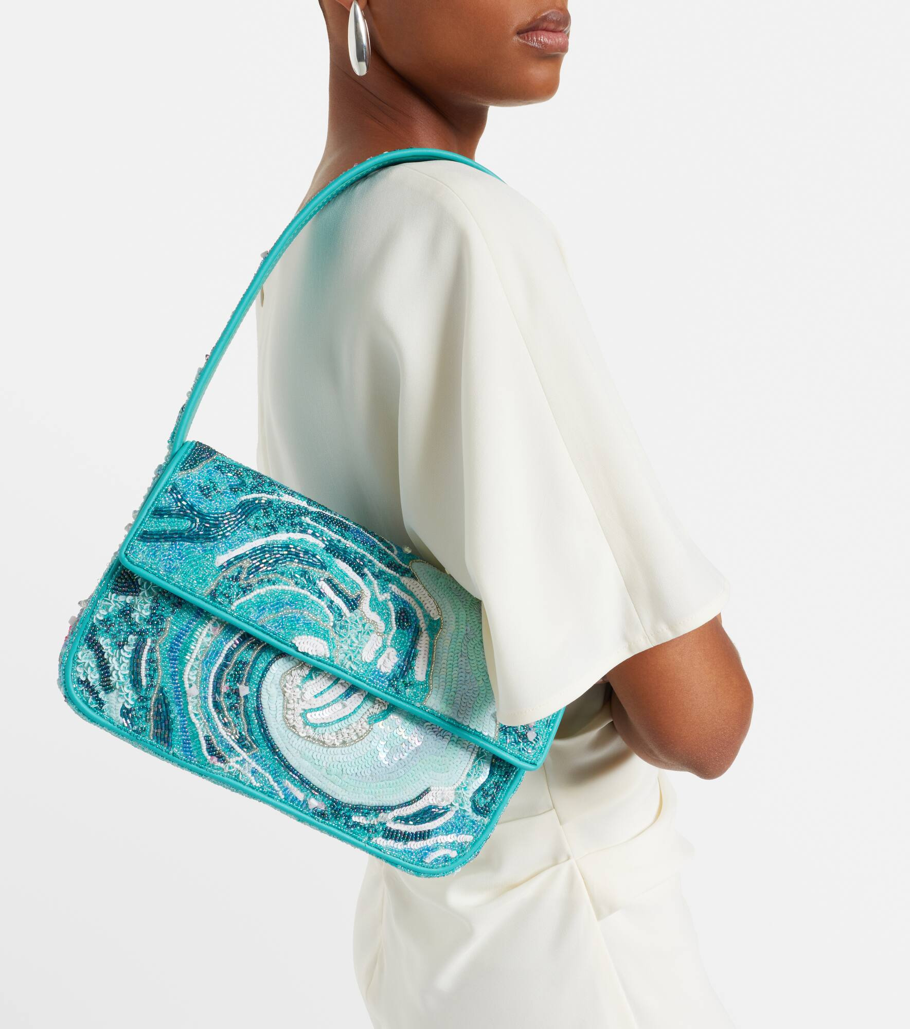 Tommy beaded shoulder bag - 2
