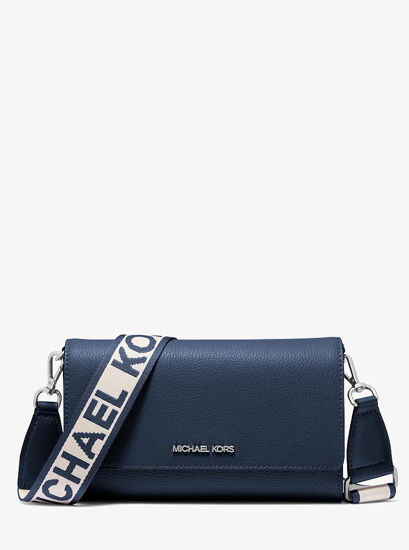Jet Set Large Leather Crossbody Bag 1