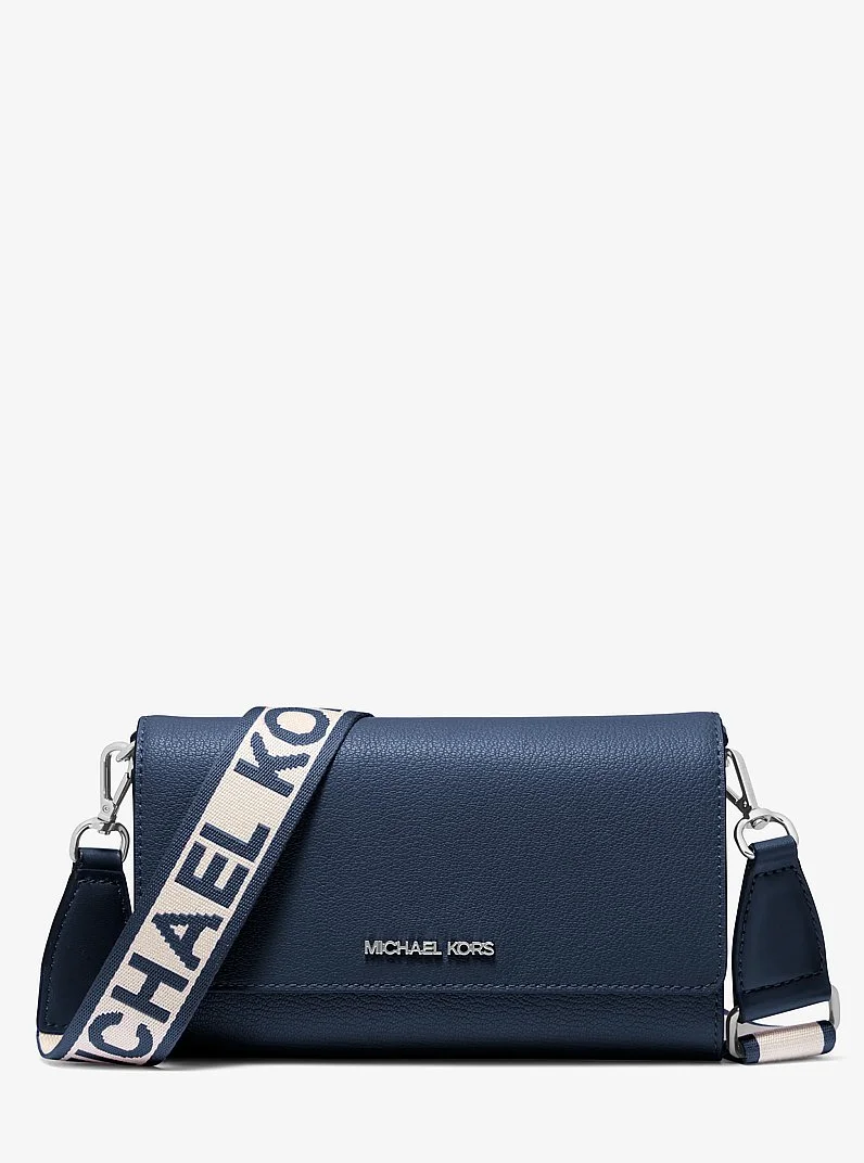 Jet Set Large Leather Crossbody Bag - 1