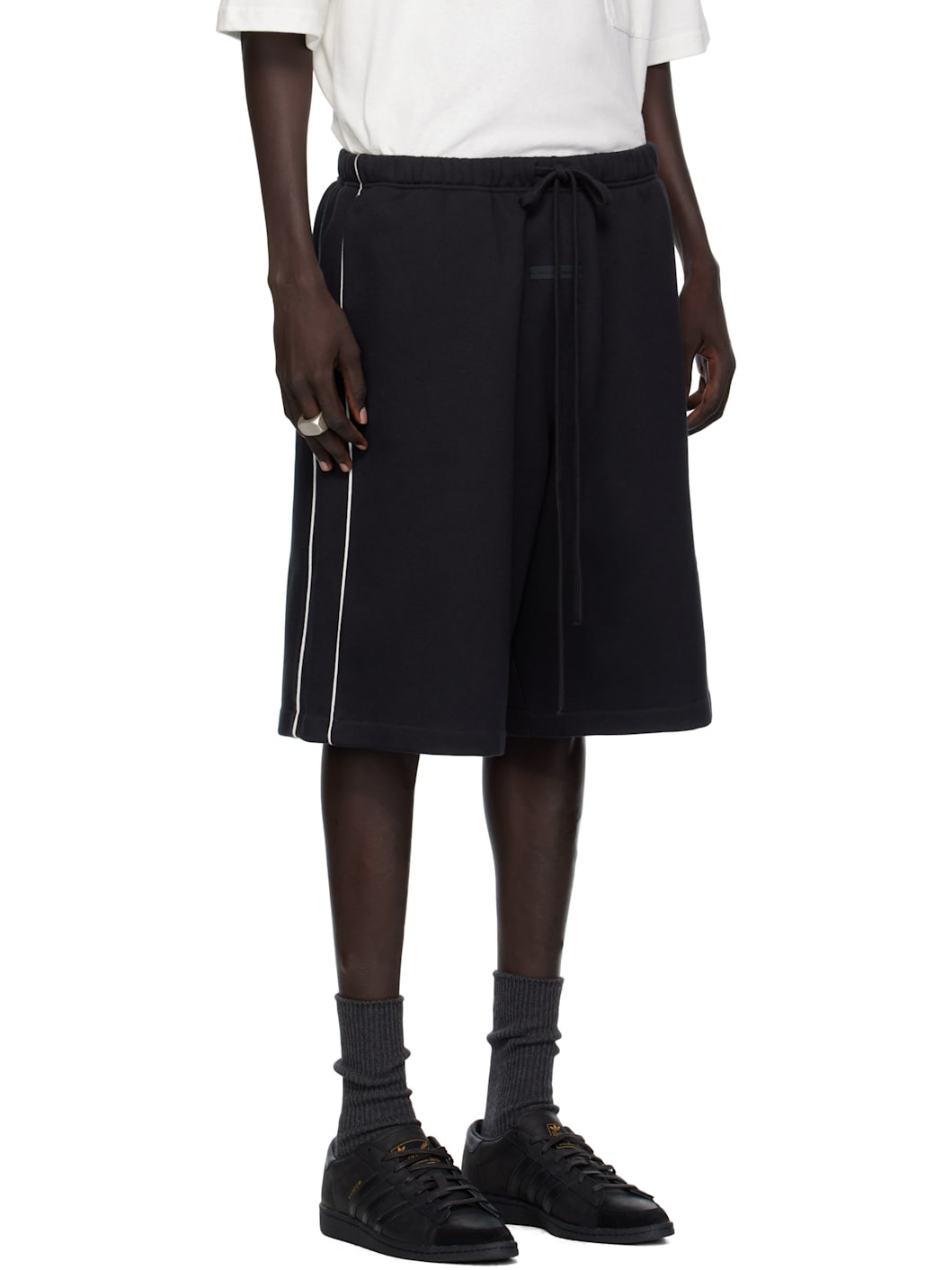 Black Basketball Jersey Shorts - 2